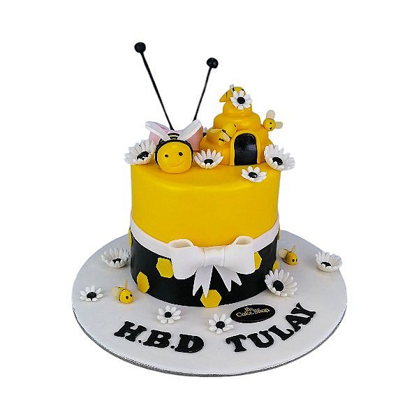 "Beehive cake."