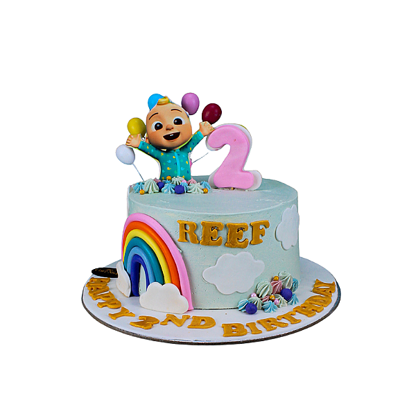 A child's birthday cake. 1 