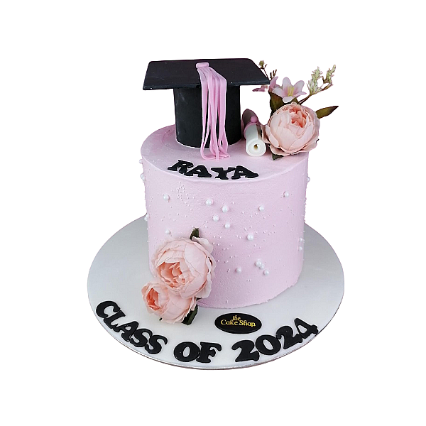 A graduation-themed cake 3