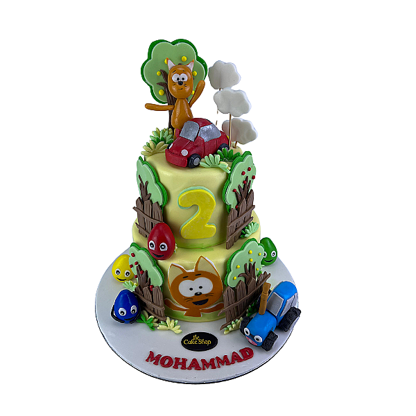 2-Tier Farm Cake