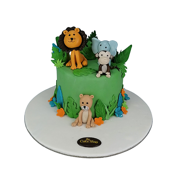 Green Animals Cake