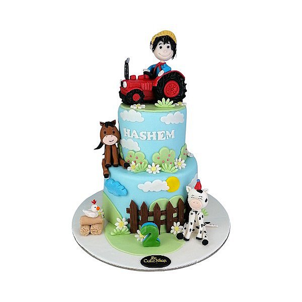 2-Tier Farm Cake 2